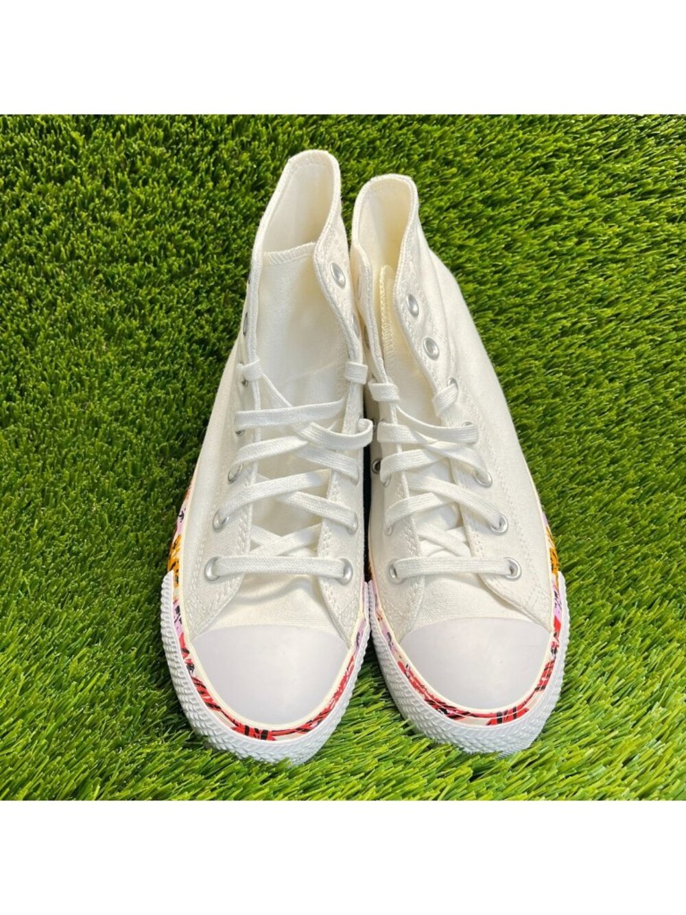 Converse Chuck Taylor All Star High Womens Size 8 White Athletic Shoes Sneakers - Picture 5 of 10